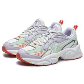 Baskets Wings « Blanc Vert Lilas »