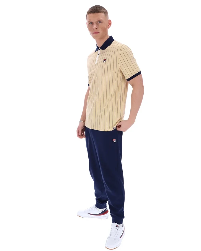 Beige classique Polo rayé vintage classique BB1