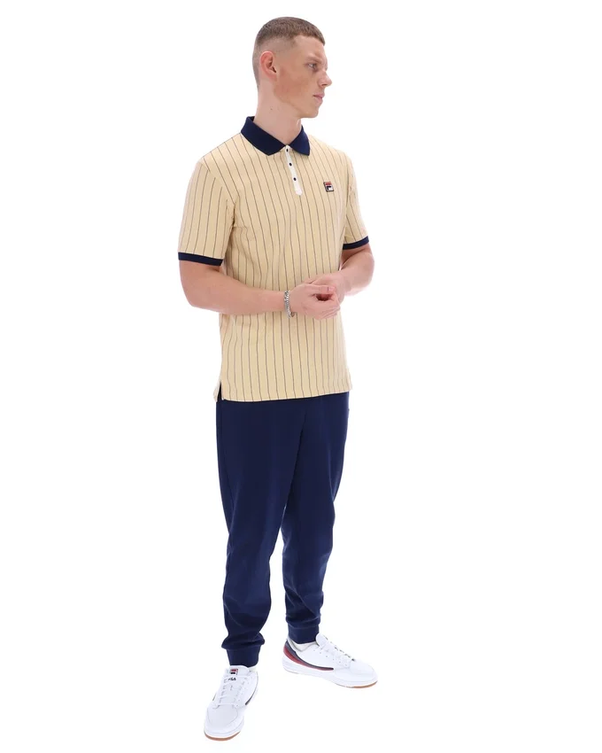 Beige classique Polo rayé vintage classique BB1