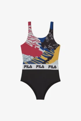 Body à imprimé intégral multicolore