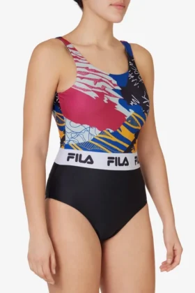 Body à imprimé intégral multicolore