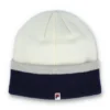 Bonnet à revers multicolore
