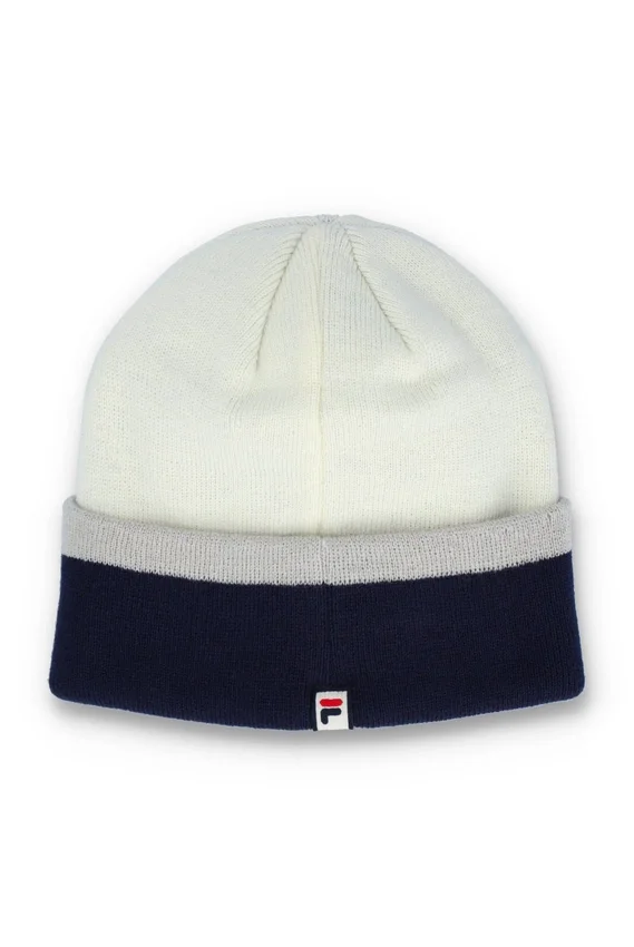 Bonnet à revers multicolore