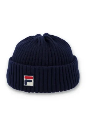 Bonnet Watchman à revers épais « Finns » bleu marine de Fila