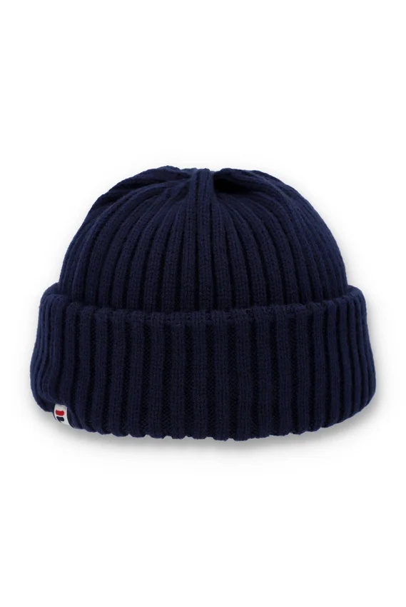 Bonnet Watchman à revers épais « Finns » bleu marine de Fila