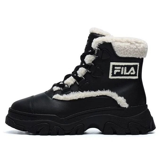 Bottes de neige chaudes « Black White »
