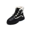 Bottes de neige chaudes « Black White »