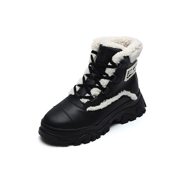 Bottes de neige chaudes « Black White »