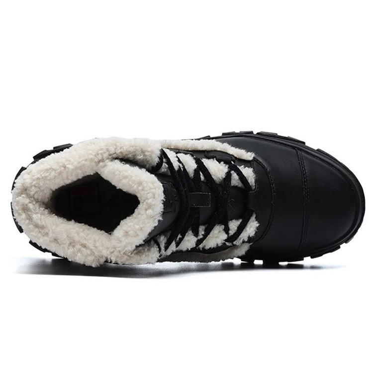 Bottes de neige chaudes « Black White »