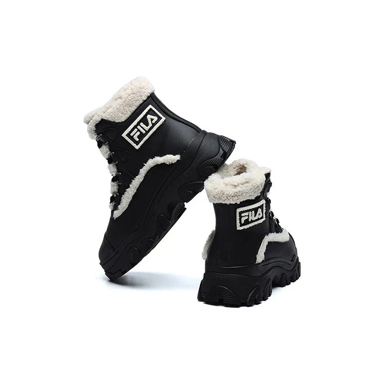 Bottes de neige chaudes « Black White »