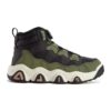 Bottes mi-hautes « Vert olive noir »