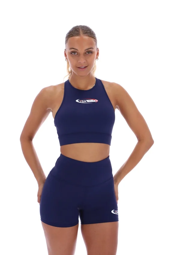 Brassière de sport Fila x TALA SKINLUXE bleu marine