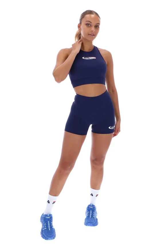 Brassière de sport Fila x TALA SKINLUXE bleu marine