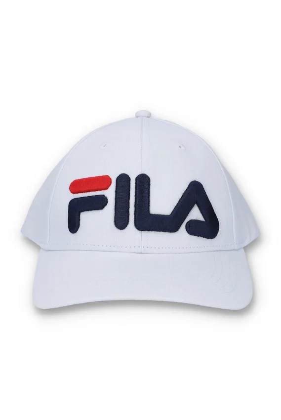 Casquette de baseball blanche Illa à visière rabattable