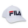 Casquette de baseball blanche Illa à visière rabattable