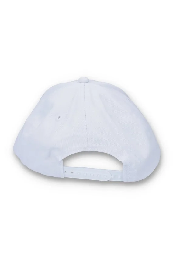 Casquette de baseball blanche Illa à visière rabattable