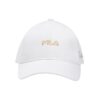 Casquette de baseball décontractée blanche pour homme avec logo Fila
