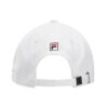 Casquette de baseball décontractée blanche pour homme avec logo Fila