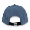 Casquette de baseball vintage en velours côtelé Clarke « Colour Block » indigo