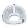 Casquette Fila Cody en velours côtelé bleu marine avec dos en maille et motif brodé