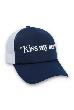 Casquette Fila Navy Wells Slogan en néoprène avec arrière en maille