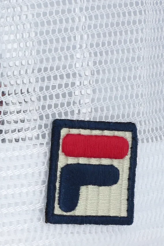 Casquette Fila Navy Wells Slogan en néoprène avec arrière en maille