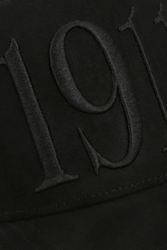 Casquette Hazza Large 1911 à dos en maille et broderie, noire