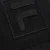 Casquette Turo Large F-Box en daim brodé ton sur ton avec arrière en maille, noire