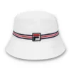 Chapeau bucket « Heritage Stripe » blanc