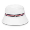 Chapeau bucket « Heritage Stripe » blanc
