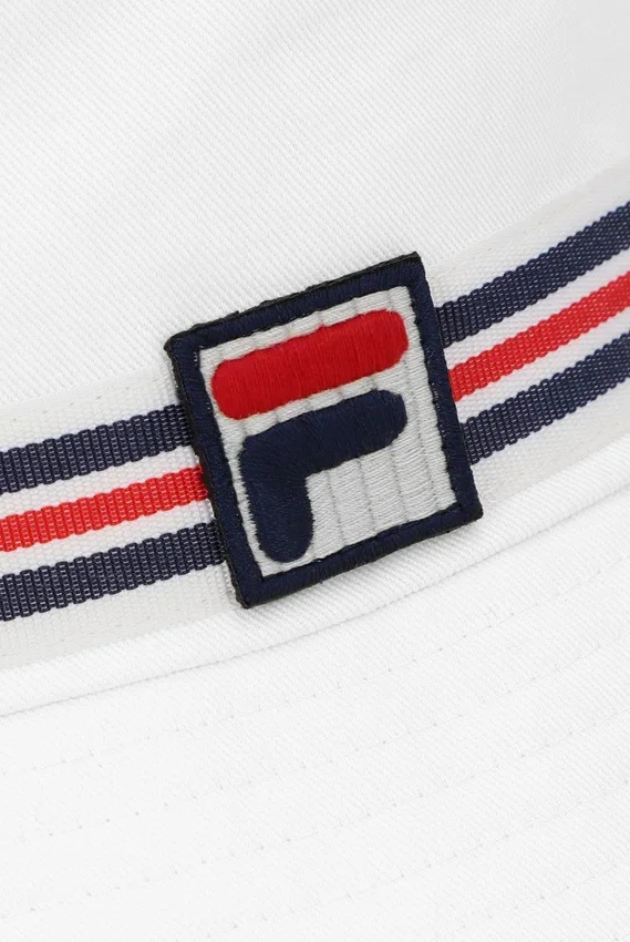 Chapeau bucket « Heritage Stripe » blanc