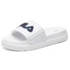 Chaussons blancs à semelle épaisse