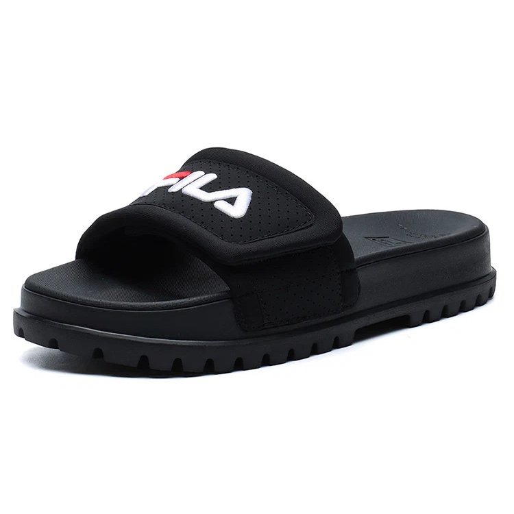 Chaussons de sport élégants et confortables à talon plat, noirs