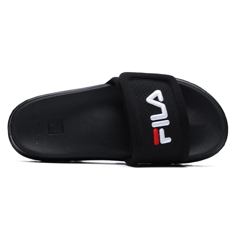 Chaussons de sport élégants et confortables à talon plat, noirs