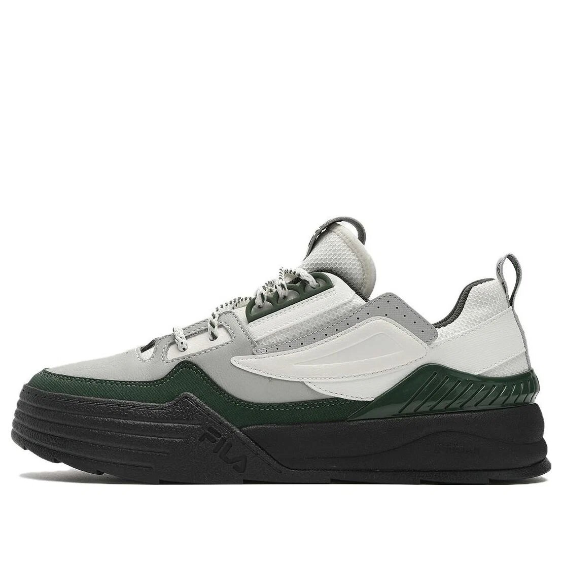 Chaussures basses Court Deluxe « Gris Blanc Noir »