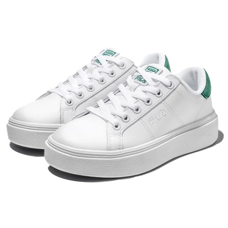 Chaussures basses Court Plumpy Blanc/Vert