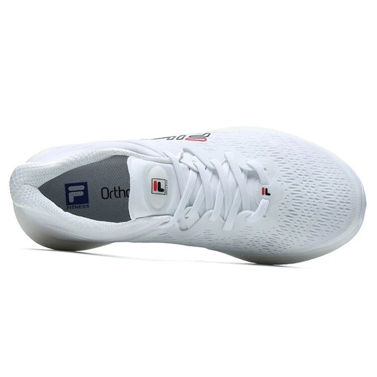 Chaussures basses de sport « Blanc Logo noir »