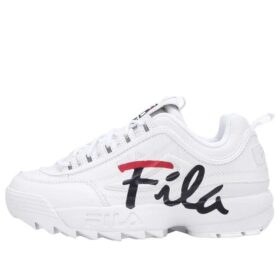 Chaussures basses Disruptor 2, blanc/noir/rouge