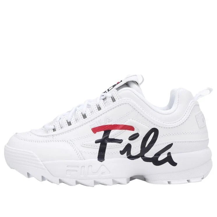 Chaussures basses Disruptor 2, blanc/noir/rouge