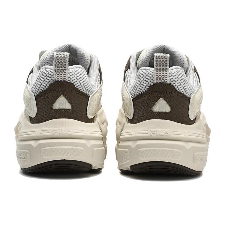 Chaussures basses ET Retro « Blanc crème/Marron »