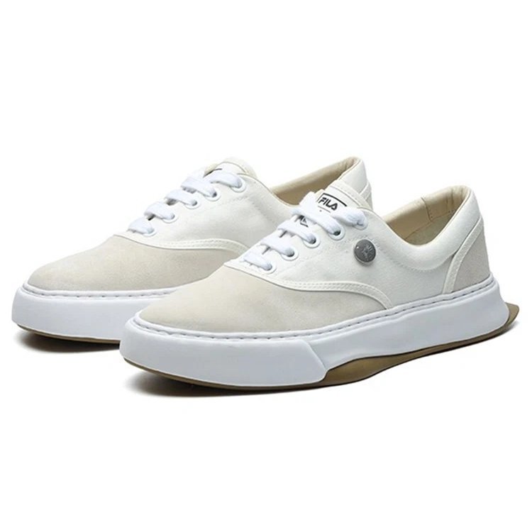 Chaussures basses Mihara X Fila Fm-10 Blanc