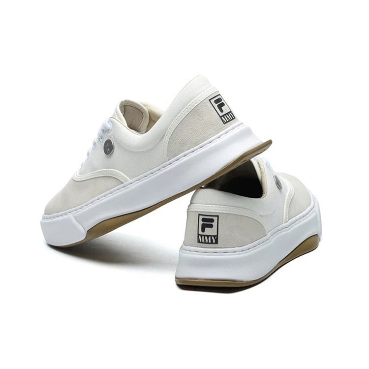 Chaussures basses Mihara X Fila Fm-10 Blanc