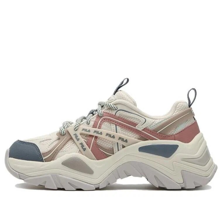 Chaussures basses modernes Sofia 1S Fishbone « Blanc, rose, bleu »