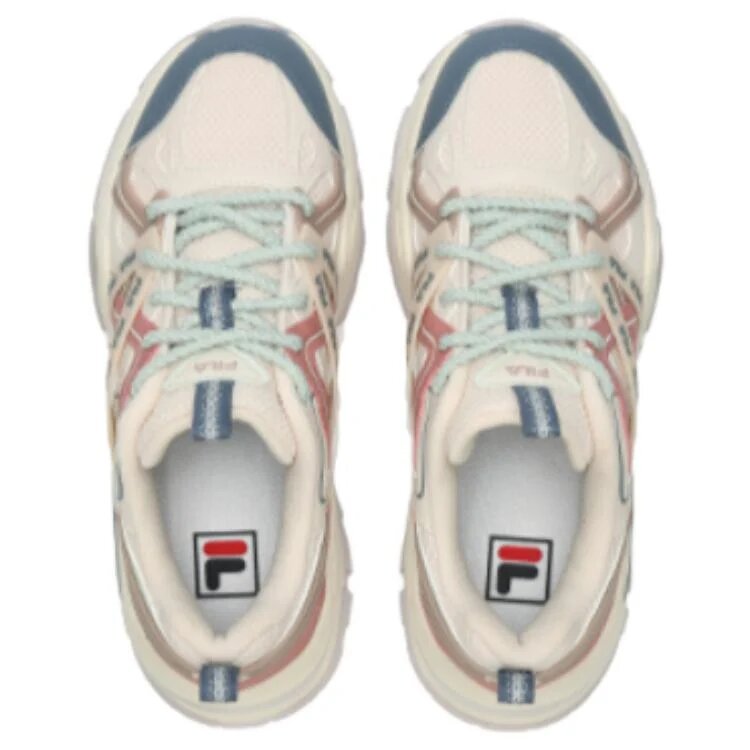 Chaussures basses modernes Sofia 1S Fishbone « Blanc, rose, bleu »