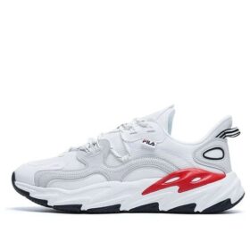Chaussures basses Wave « Blanc Rouge Gris »