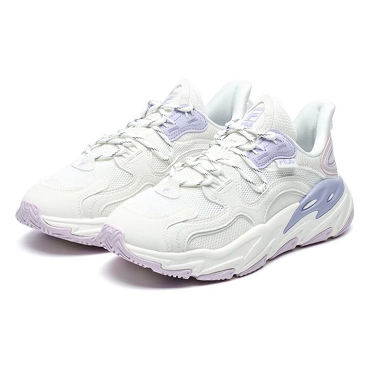 Chaussures basses Wave « Blanc Violet »