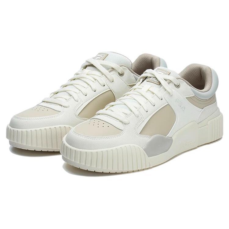 Chaussures Blocks « Blanc Beige Gris »