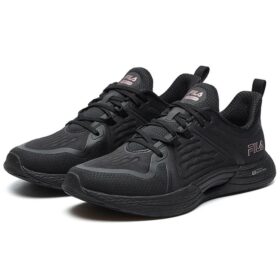 Chaussures d’entraînement basses d’athlétisme, noires