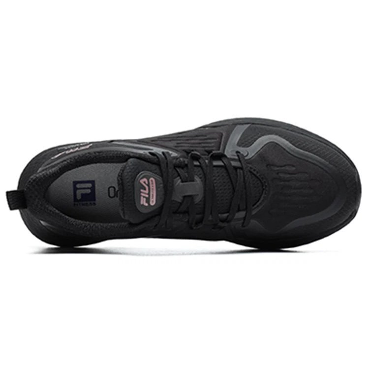 Chaussures d'entraînement basses d'athlétisme, noires
