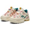 Chaussures d'entraînement classiques D-formation, blanc/vert/rose
